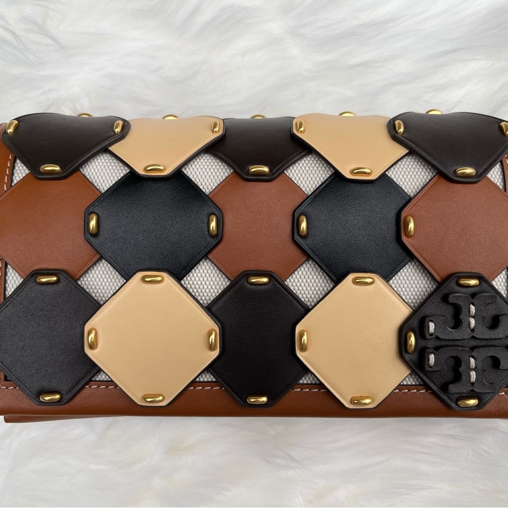 TORY BURCH MCGRAW DIE CUT WALLET CROSSBODY